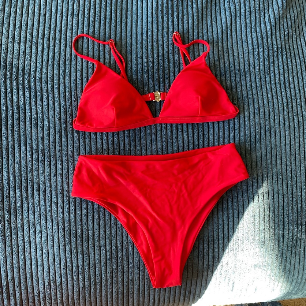 Red 2-Piece Swimsuit